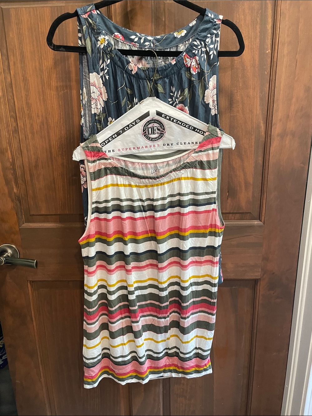 Loft Fashion Striped Multicolor Tank Top